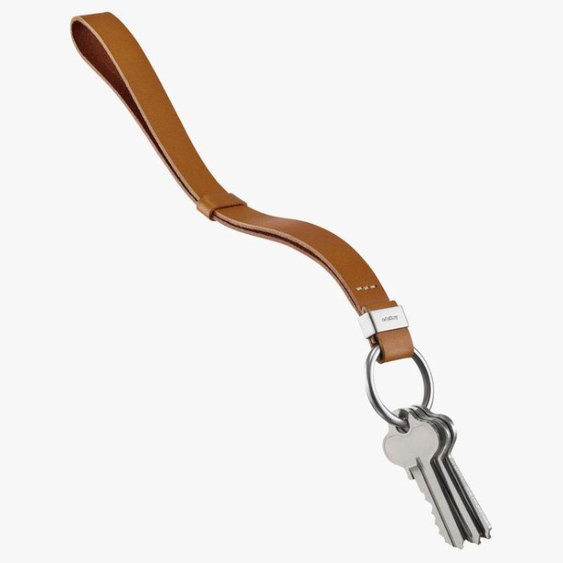 ORBITKEY Strap - Tan/White Stitching Organisers - Zabecca Living