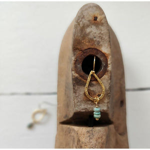 PAIRD Dusted Turquoise Drops Earrings - Zabecca Living