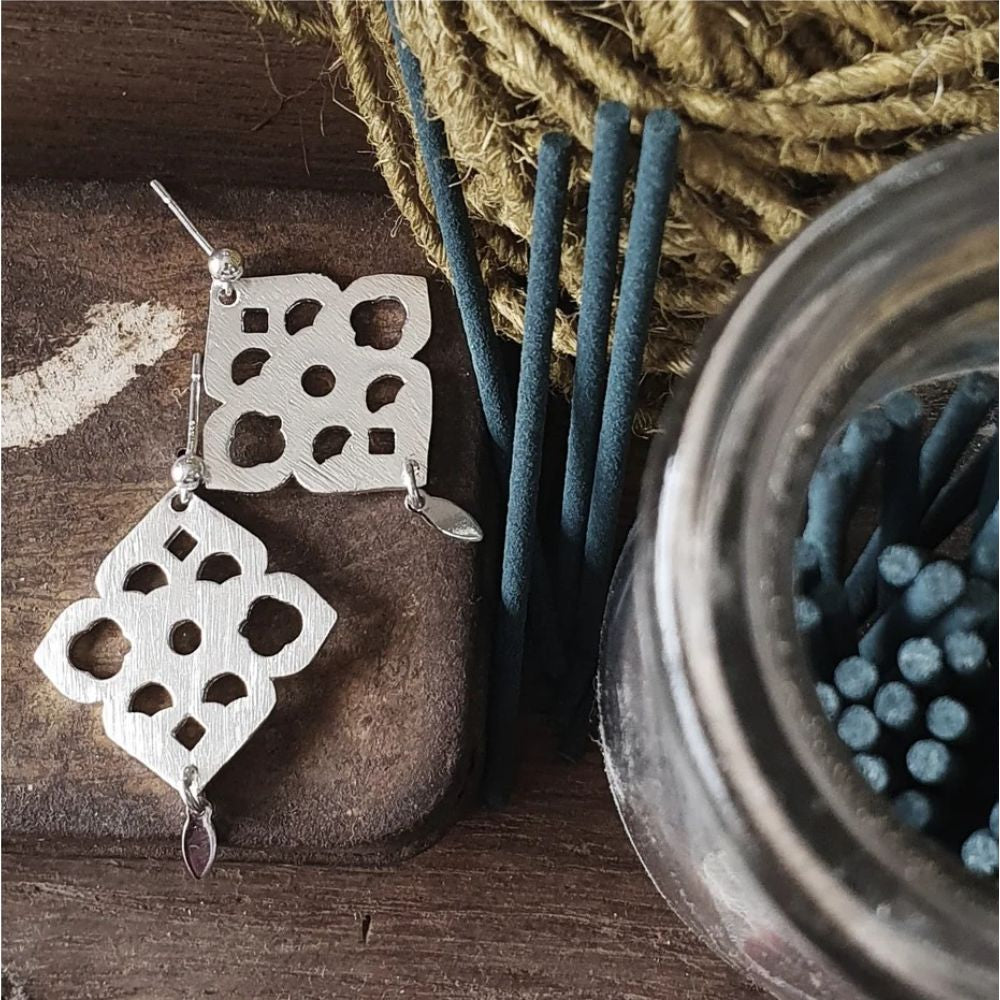 PAIRD Medina Studs - Silver Earrings - Zabecca Living