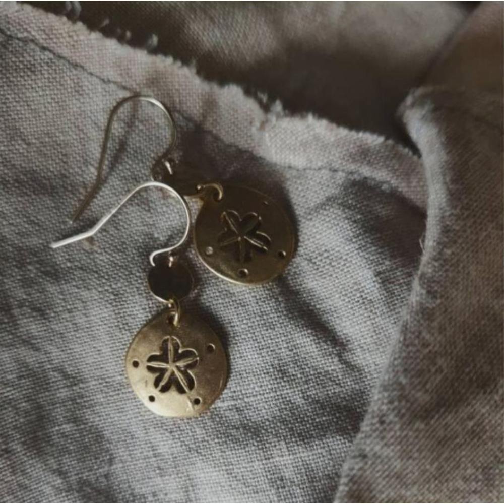 PAIRD Sand Dollars Earrings Earrings - Zabecca Living