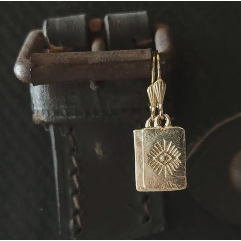 PAIRD Sheba Goddess Leverback Earrings Earrings - Zabecca Living