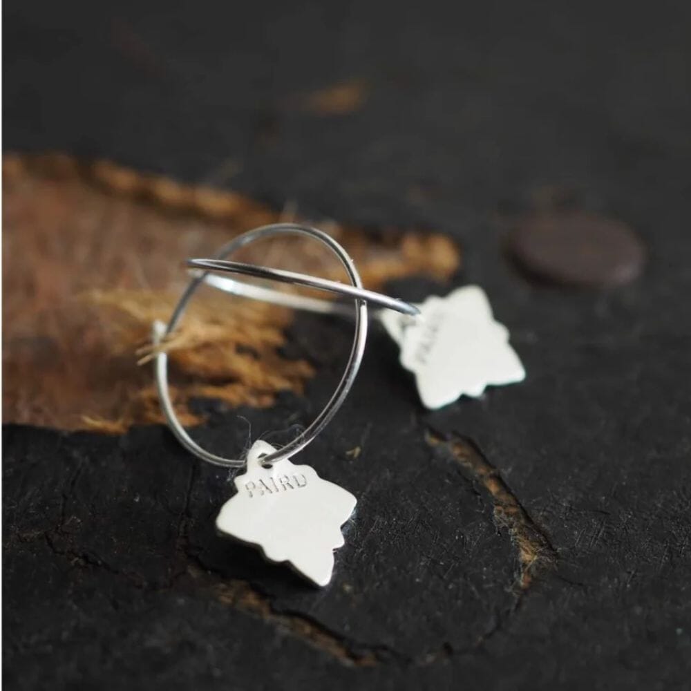 PAIRD Starlight Hoops - Silver Earrings - Zabecca Living