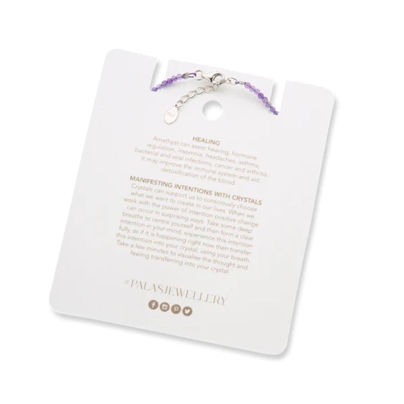 PALAS Amethyst Celestial Gem Bracelet BRACELET - Zabecca Living