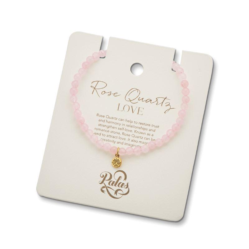 PALAS Rose Quartz Healing Gem Bracelet BRACELET - Zabecca Living