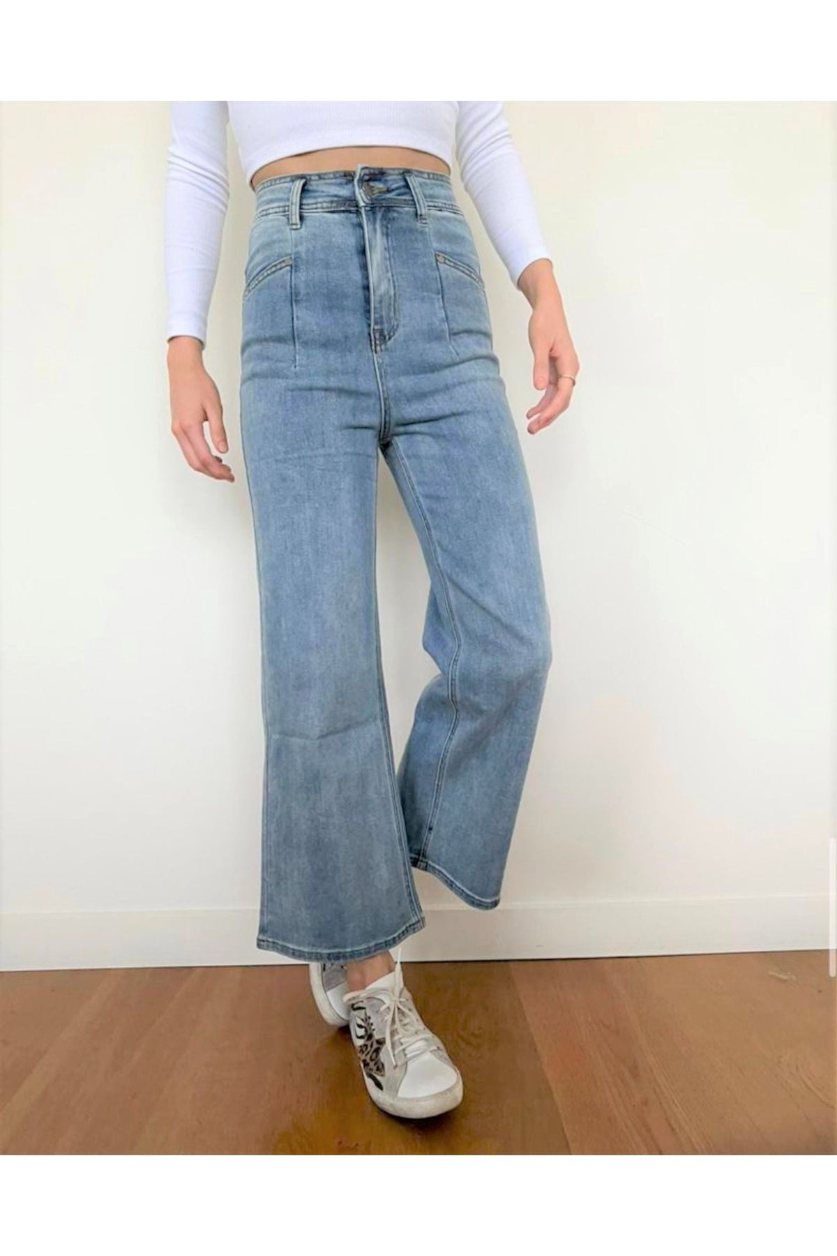 PAPER HEART Denim Jeans - Mid Blue JEANS - Zabecca Living