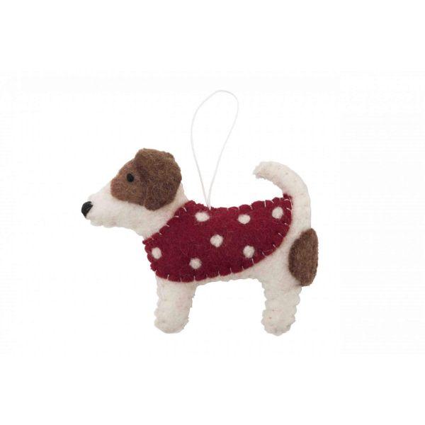 PASHOM Beagle With Scarf FESTIVE DECORATIONS - Zabecca Living