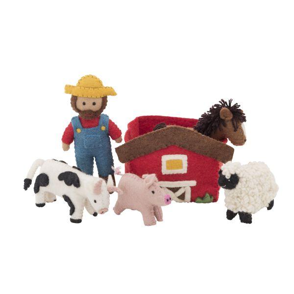 PASHOM Farmyard Playset TOY - Zabecca Living