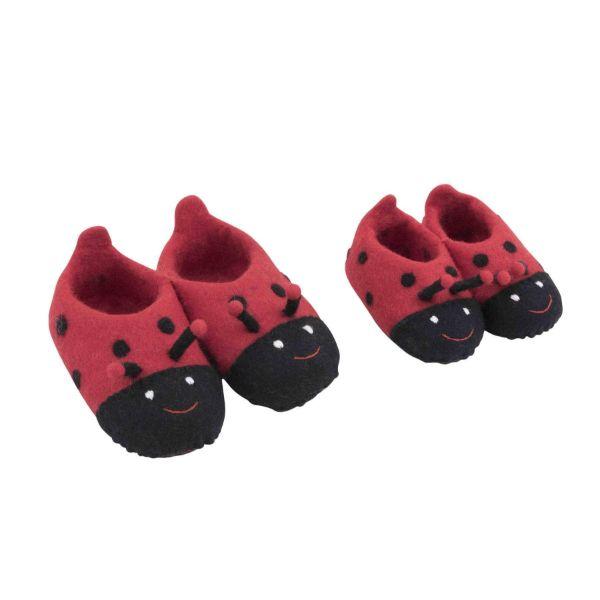 PASHOM Ladybird Slippers KIDS (5+ Yrs) - Zabecca Living