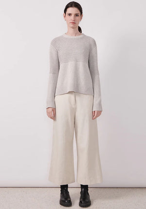 POL Pony Ribbed Knit - Silver Jumpers + Knitwear - Zabecca Living