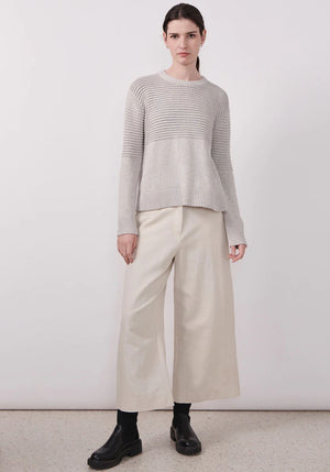 POL Pony Ribbed Knit - Silver Jumpers + Knitwear - Zabecca Living