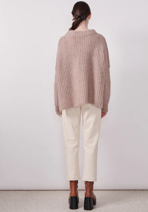 POL Shire Oversized Knit - Rose Jumpers + Knitwear - Zabecca Living