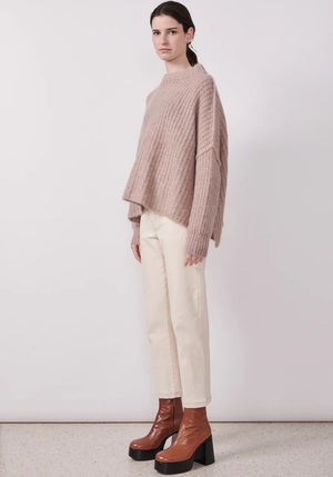 POL Shire Oversized Knit - Rose Jumpers + Knitwear - Zabecca Living