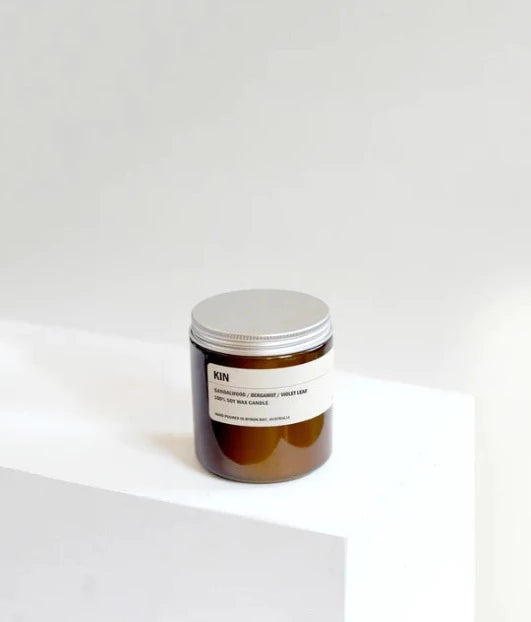 POSIE 250G Amber Jar Soy Candle - KIN CANDLE - Zabecca Living