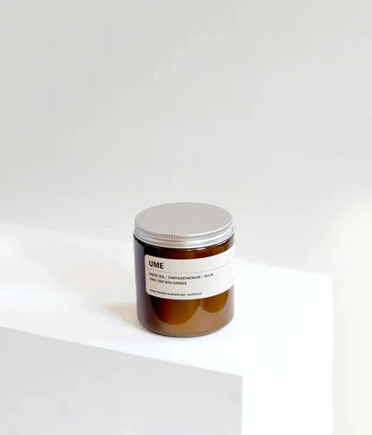 POSIE 250G Amber Jar Soy Candle - UME CANDLE - Zabecca Living