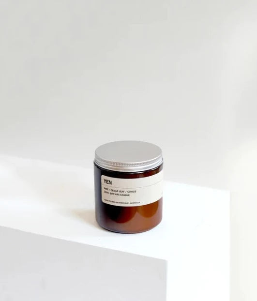 POSIE 250G Amber Jar Soy Candle - YEN CANDLE - Zabecca Living