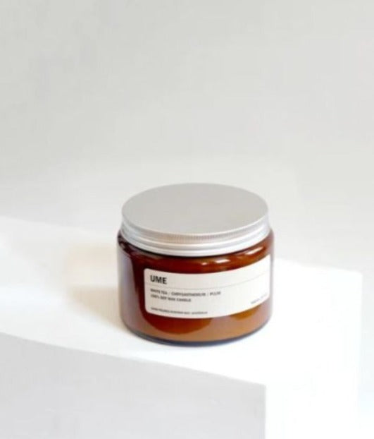 POSIE 500G Amber Jar Soy Candle - UME CANDLE - Zabecca Living