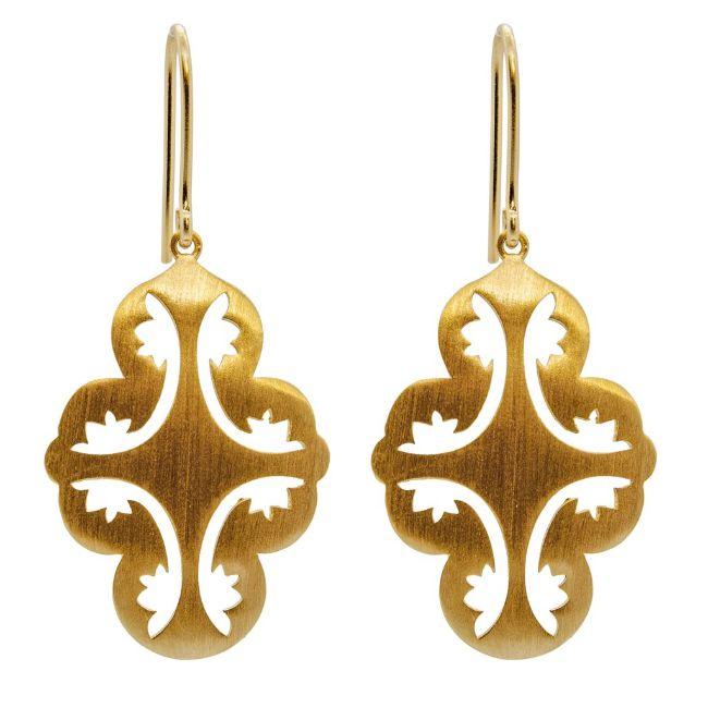 ROYAL HAMAM Goddess Earrings - Gold Earrings - Zabecca Living