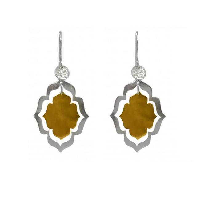 ROYAL HAMAM Mystic Openings Gold Silver Earrings Earrings - Zabecca Living