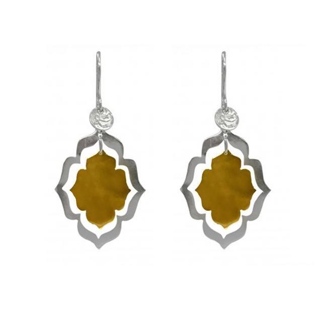 ROYAL HAMAM Mystic Openings Small Earrings - Gold/Silver Earrings - Zabecca Living