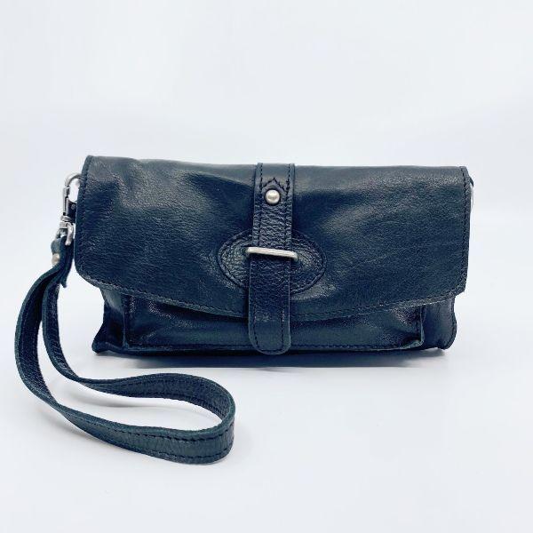 RUGGED HIDE Amelia Clutch - Black Purse - Zabecca Living