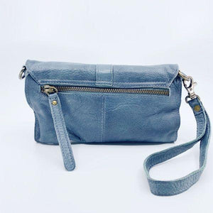 RUGGED HIDE Amelia Clutch - Steel Grey Purse - Zabecca Living