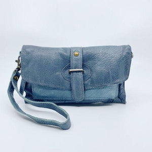 RUGGED HIDE Amelia Clutch - Steel Grey Purse - Zabecca Living