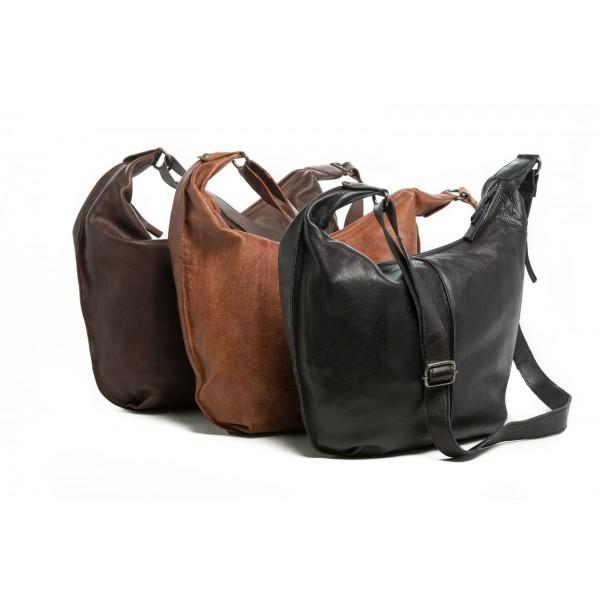 RUGGED HIDE Louisa Handbag HANDBAG BLACK - Zabecca Living