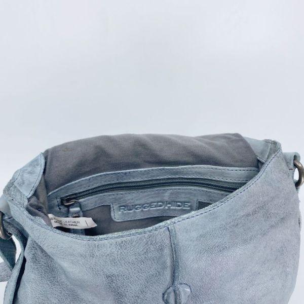 RUGGED HIDE Miranda Handbag - Steel Grey HANDBAG - Zabecca Living