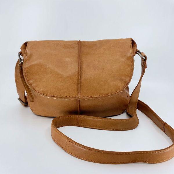 RUGGED HIDE Miranda Handbag - Tan HANDBAG - Zabecca Living