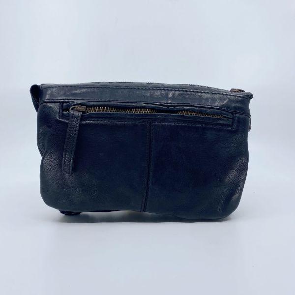 RUGGED HIDE Sadie Woven Handbag - Black Handbag - Zabecca Living