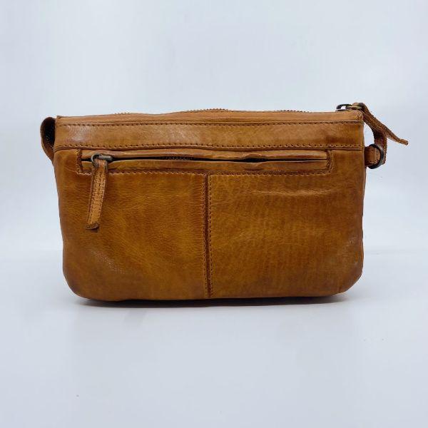 RUGGED HIDE Sadie Woven Handbag - Cognac Handbag - Zabecca Living