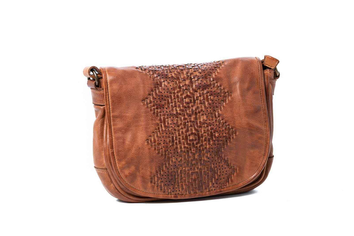 RUGGED HIDE Tracy Handbag - Cognac HANDBAG - Zabecca Living