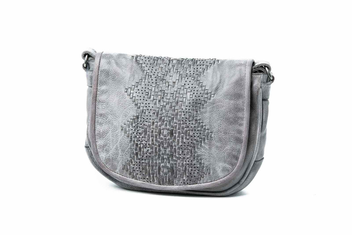 RUGGED HIDE Tracy Handbag - Grey HANDBAG - Zabecca Living