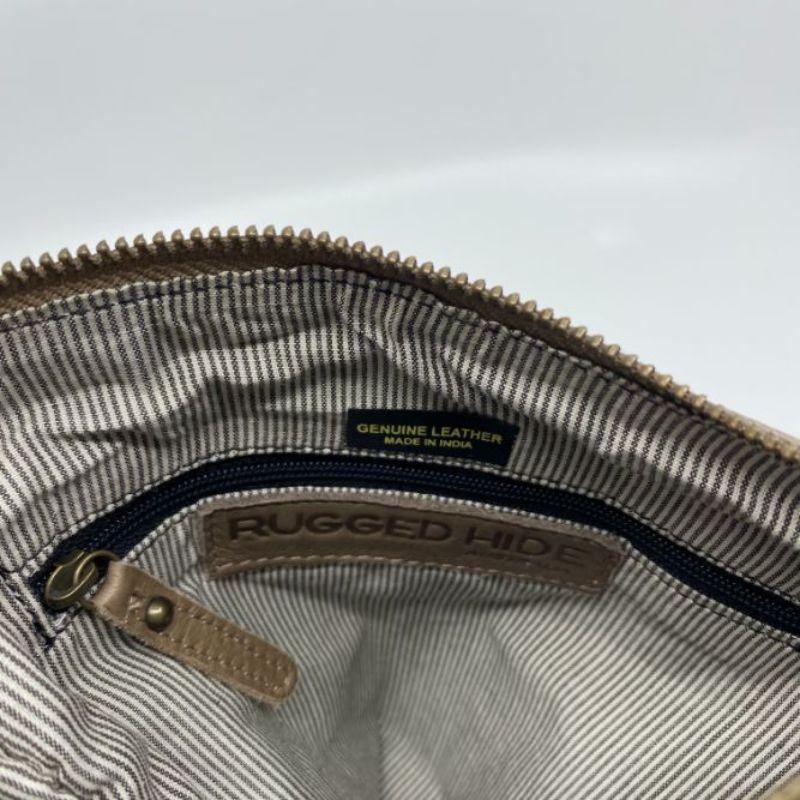 RUGGED HIDE Wendy Sling Bag - Hempsand HANDBAG - Zabecca Living