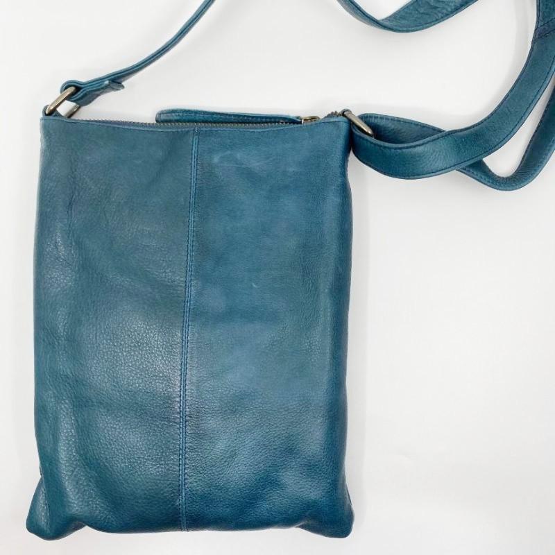 RUGGED HIDE Wendy Sling Bag - Midnight Blue HANDBAG - Zabecca Living