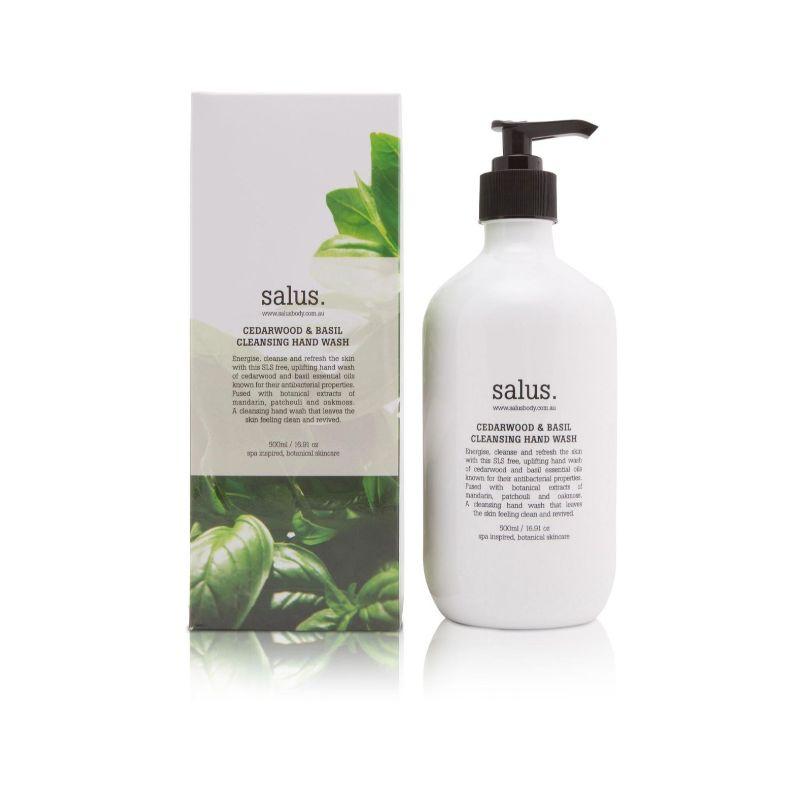 SALUS Cedarwood &amp; Basil Cleansing Handwash HAND AND BODY WASH - Zabecca Living