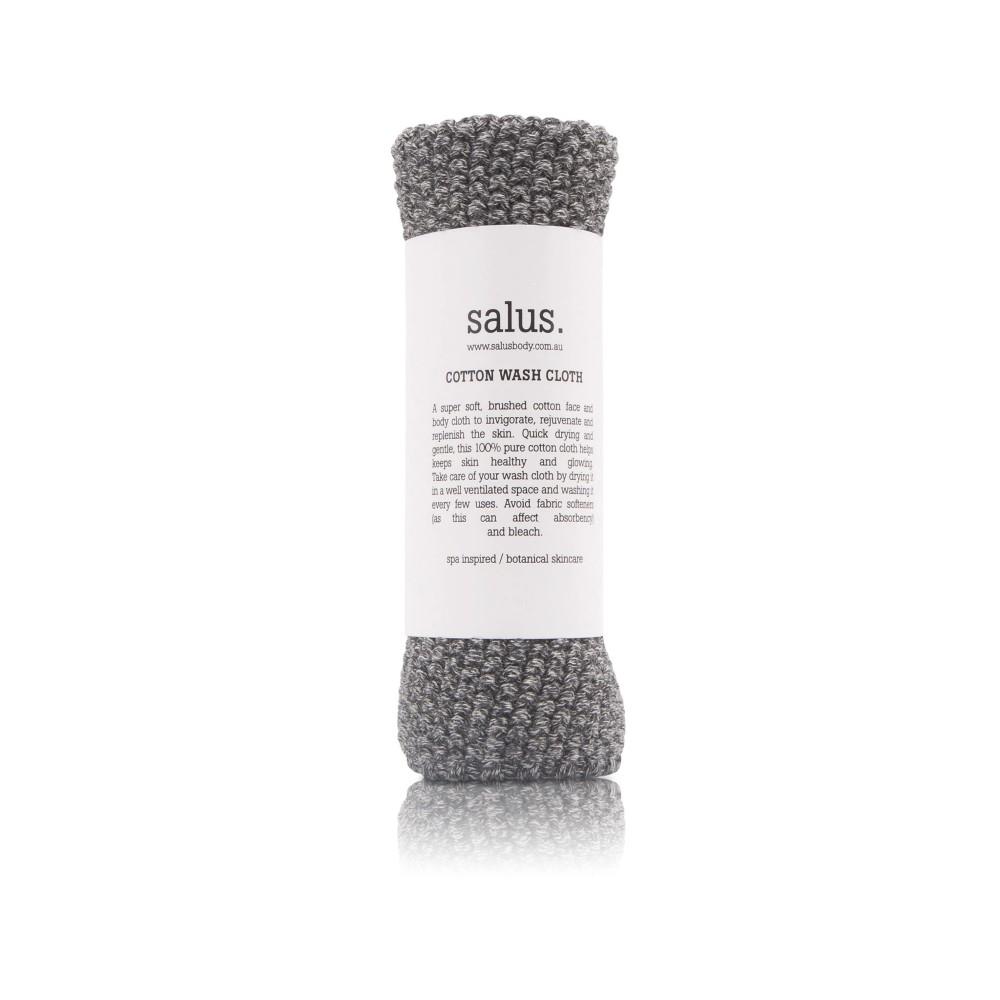 SALUS Cotton Wash Cloth Wash Cloth CHARCOAL - Zabecca Living