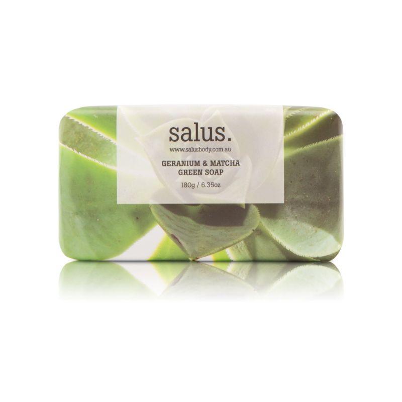 SALUS Geranium &amp; Matcha Green Soap SOAP - Zabecca Living