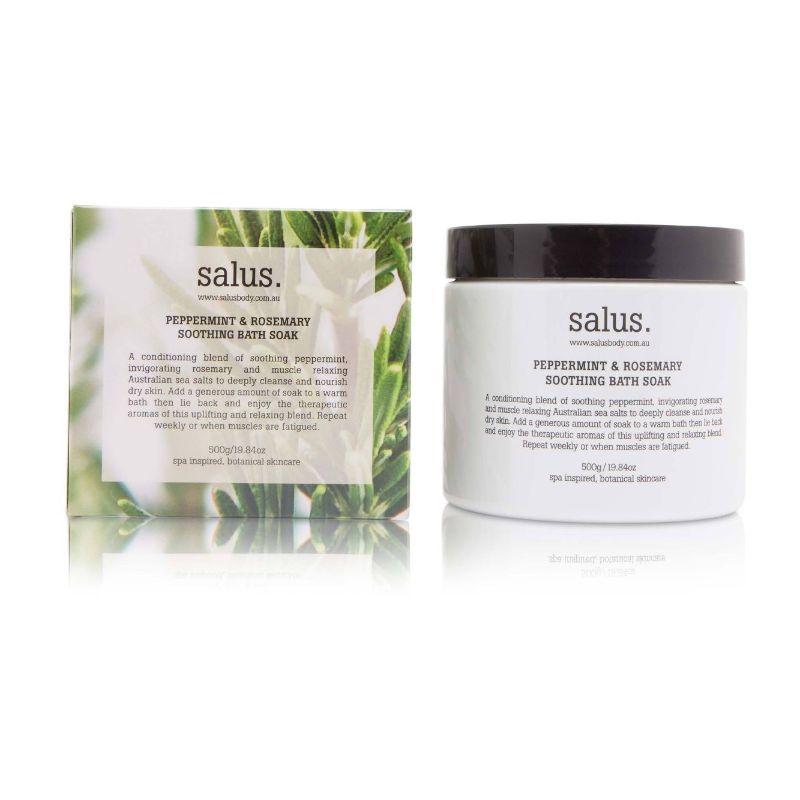 SALUS Peppermint & Rosemary Soothing Bath Soak - 500g BATH SALT - Zabecca Living