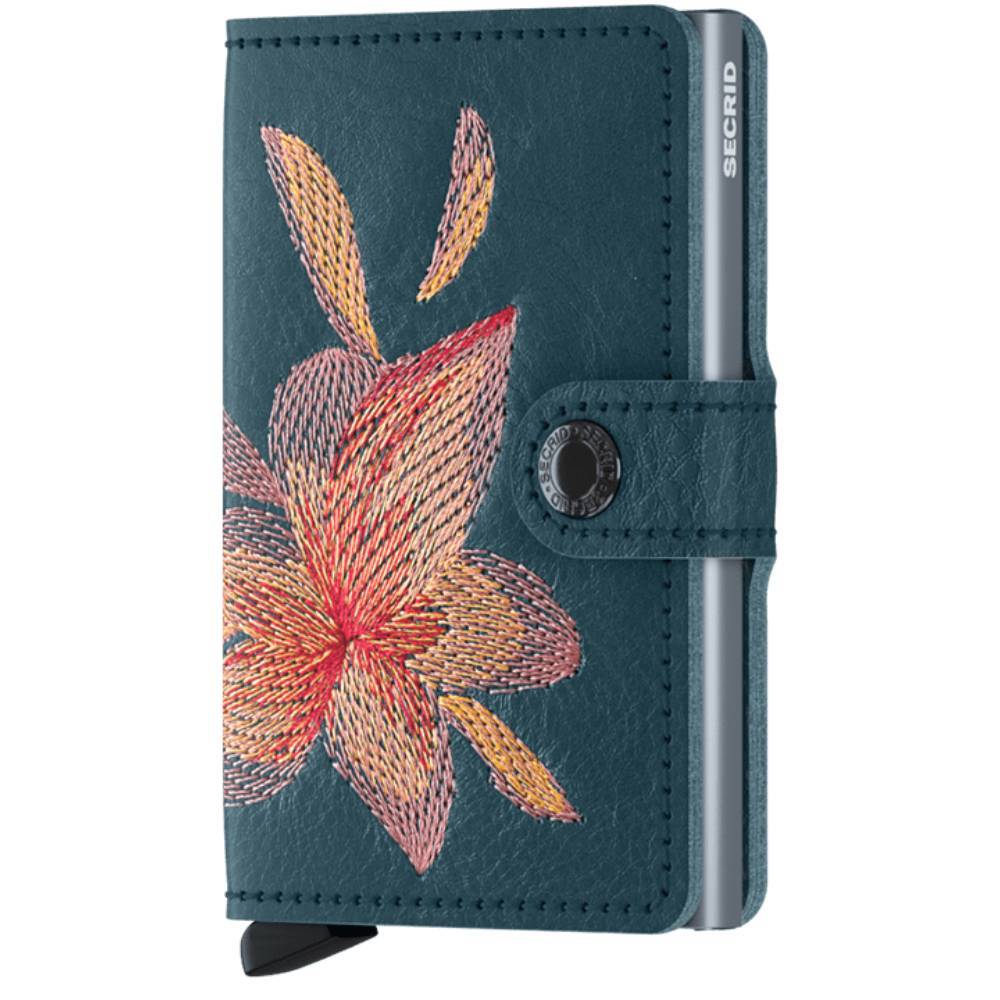 SECRID Miniwallet - Stitch Magnolia Petrolio WALLET - Zabecca Living