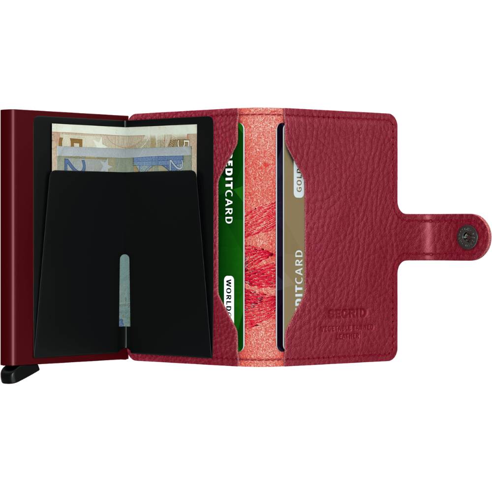 SECRID Miniwallet - Stitch Magnolia Rosso WALLET - Zabecca Living