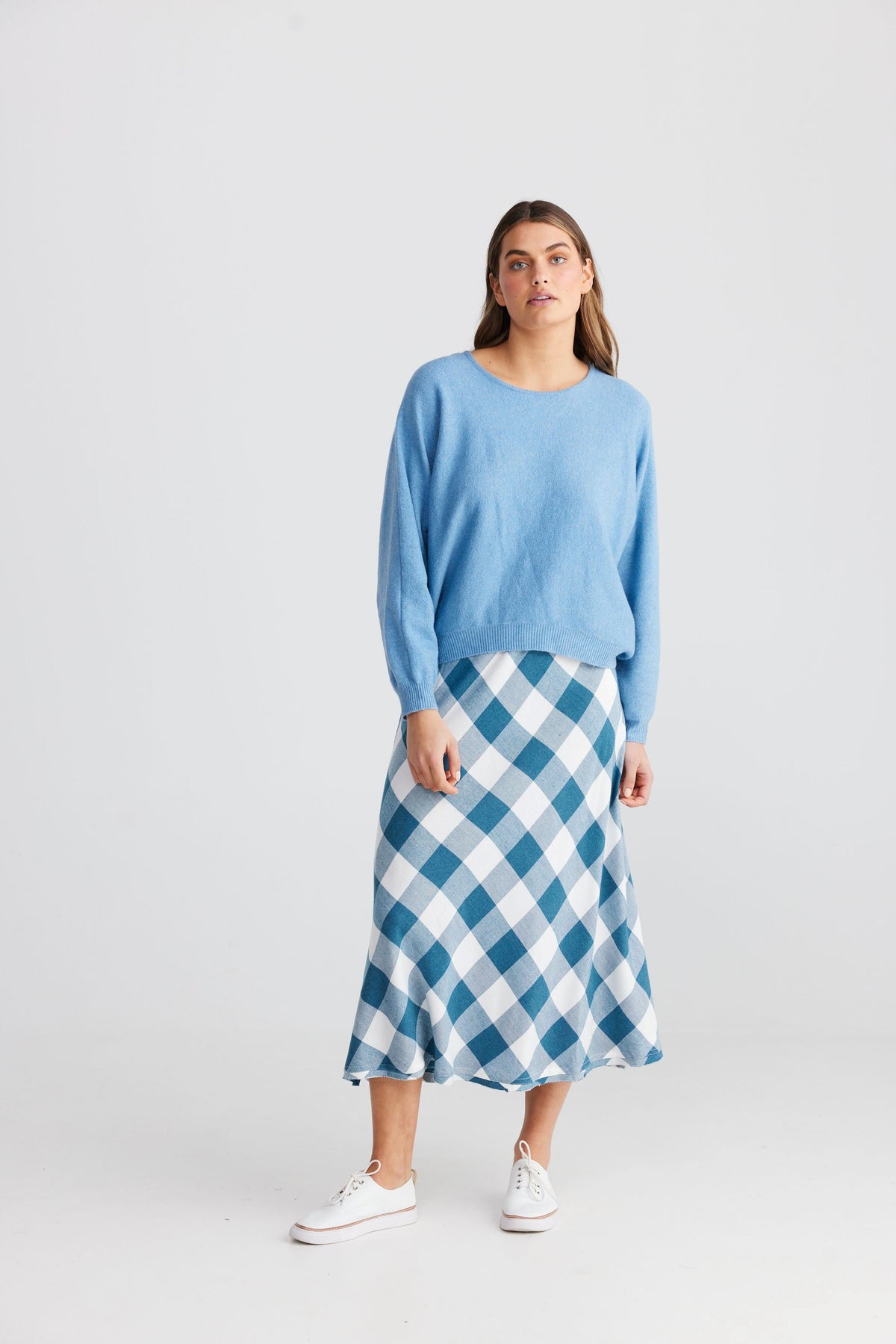 SHANTY Freddie Knit -Ice Blue Jumpers + Knitwear - Zabecca Living