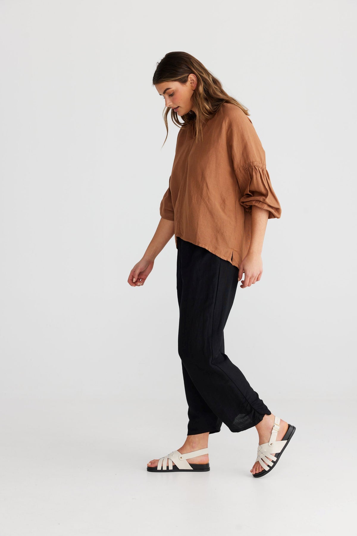 SHANTY Salemo Top - Terracotta Shirts &amp; Blouses - Zabecca Living