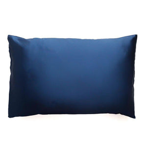 SILK MAGNOLIA Pure Silk Pillowcase in Gift Box - French Navy PILLOWCASE - Zabecca Living