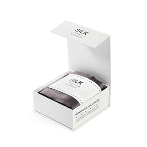 SILK MAGNOLIA Pure Silk Pillowcase in Gift Box - Silver Mist PILLOWCASE - Zabecca Living