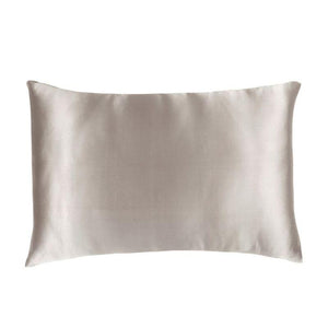 SILK MAGNOLIA Pure Silk Pillowcase in Gift Box - Silver Mist PILLOWCASE - Zabecca Living