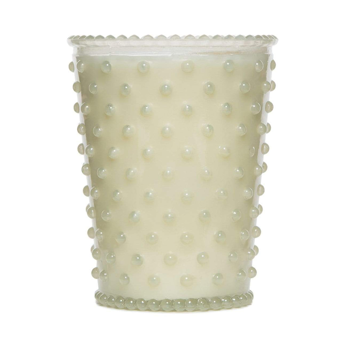 SIMPATICO 100Hr Hobnail Candle CANDLE WHITE FLOWER - Zabecca Living