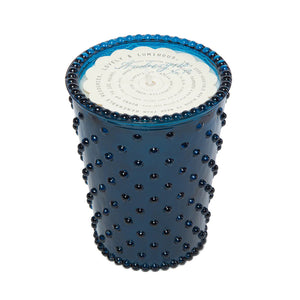 SIMPATICO Hobnail 100 Hour Candle - Ambergris CANDLE - Zabecca Living