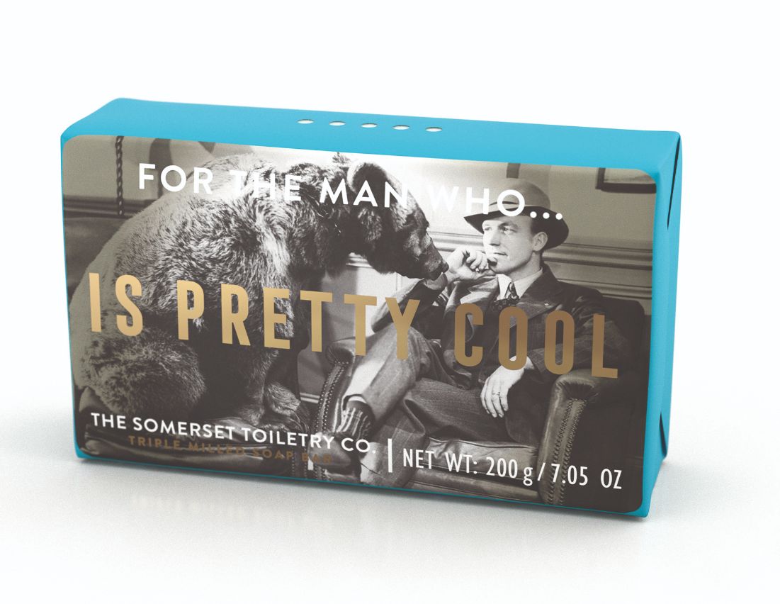 SOMERSET TOILETRY CO. Men's Retro Soap - Is Pretty Cool Mens Body - Zabecca Living