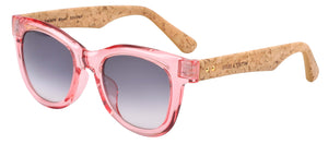 STICKS & SPARROW Amber - Crystal Blush Sunglasses - Zabecca Living